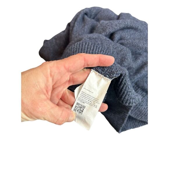 Calvin Klein 1/4 zip blue and black sweater pullover size large (no tag size) - Picture 9 of 10